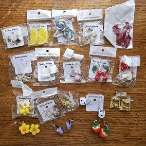 (19) Eclectic Random Earrings Collection